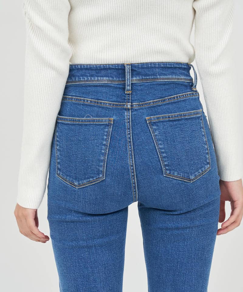 フレアデニムパンツ 詳細画像 デニムブルー 7