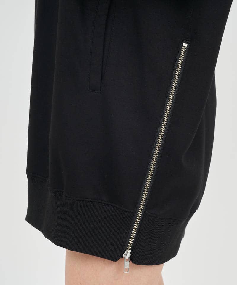 サイドZIPパーカーミニワンピース 詳細画像 ブラック 8