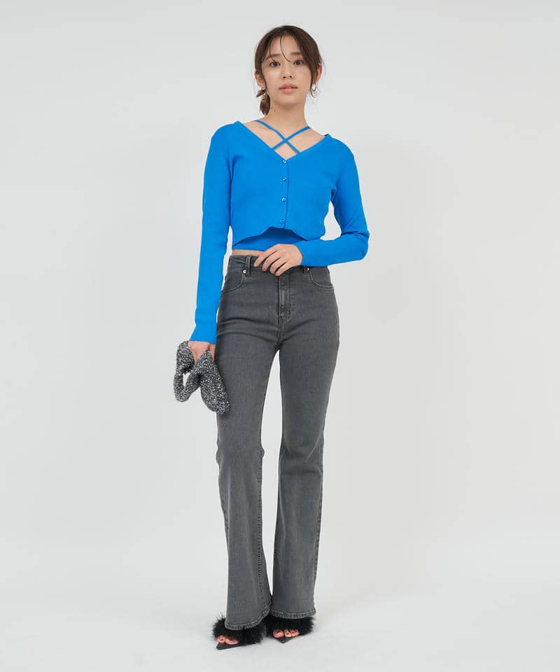 クロスキャミカーデアンサンブル 詳細画像 ブルー 9