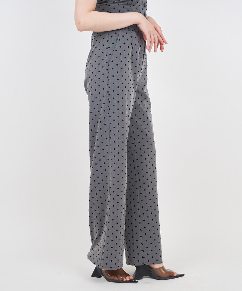 ドットワイドパンツ 詳細画像 ブラック 3