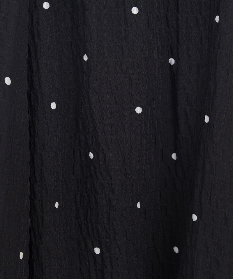 オフショルニットドッキングドットワンピース 詳細画像 パープル 7