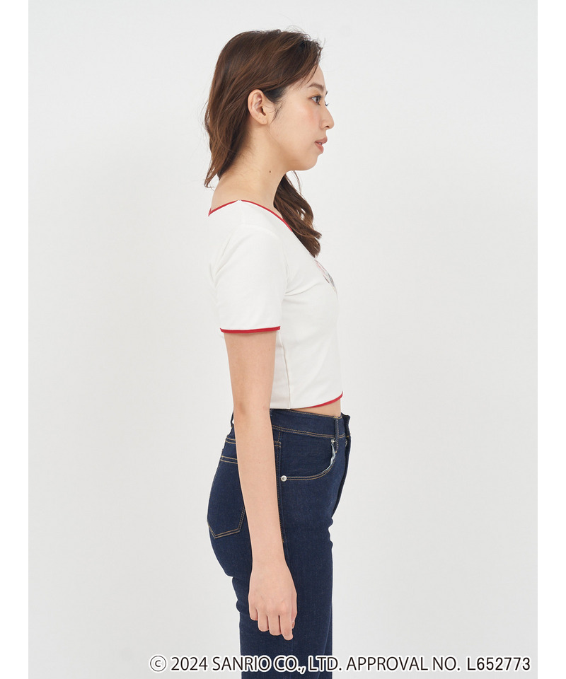 【Hello Kitty】コンパクトTシャツ 詳細画像 オフホワイト 2