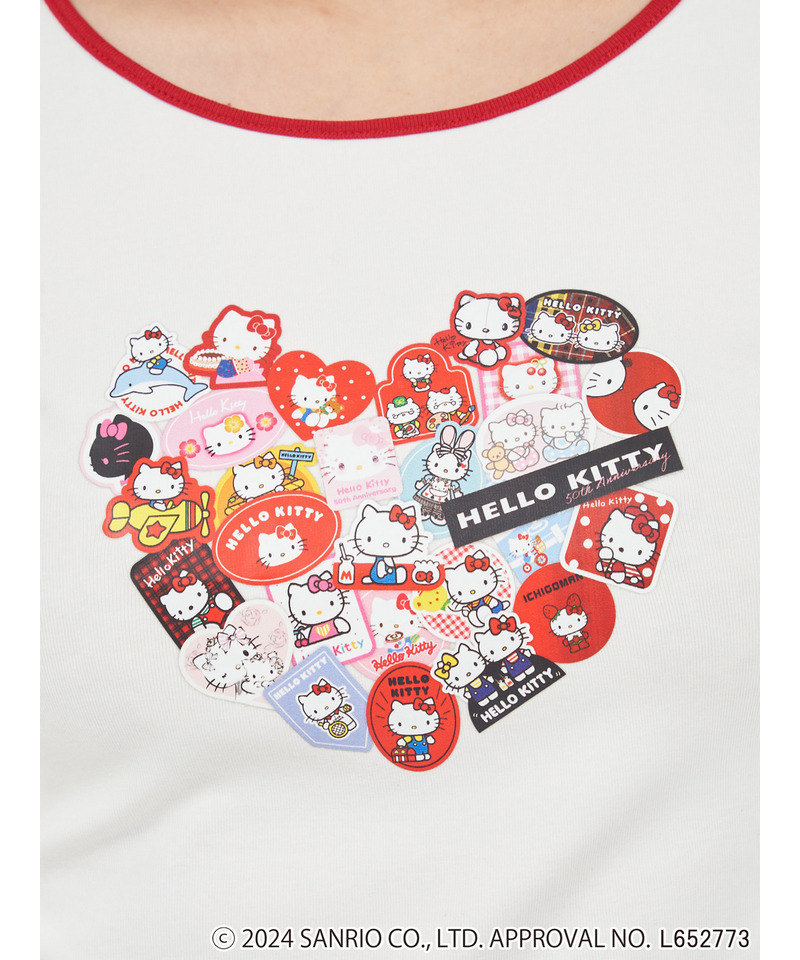 【Hello Kitty】コンパクトTシャツ 詳細画像 オフホワイト 4
