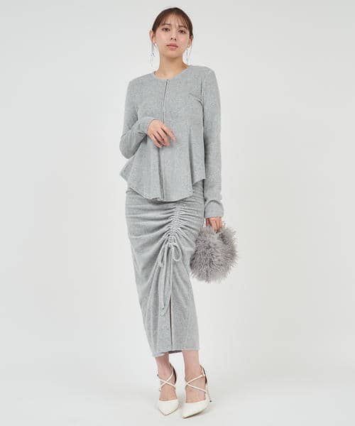 ドロストスリットスカート 詳細画像