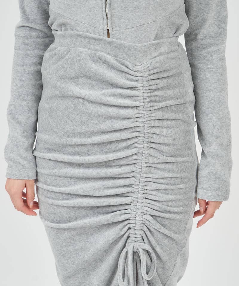ドロストスリットスカート 詳細画像 グレー 4