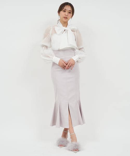 ガムストレッチマーメイドスカート&rsquo;24a 詳細画像