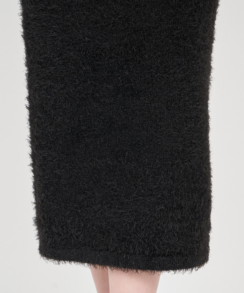 ラメシャギーボレロ付ベアワンピース 詳細画像 ブラック 6