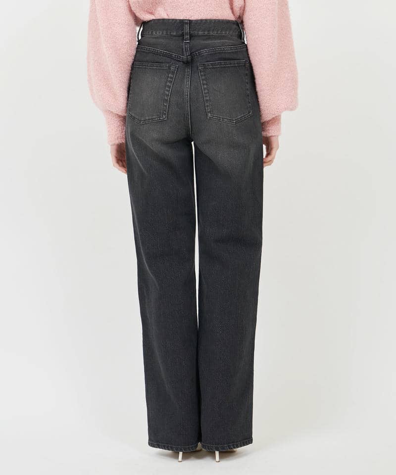 ラメデニムワイドパンツ 詳細画像 ブラックデニム 3