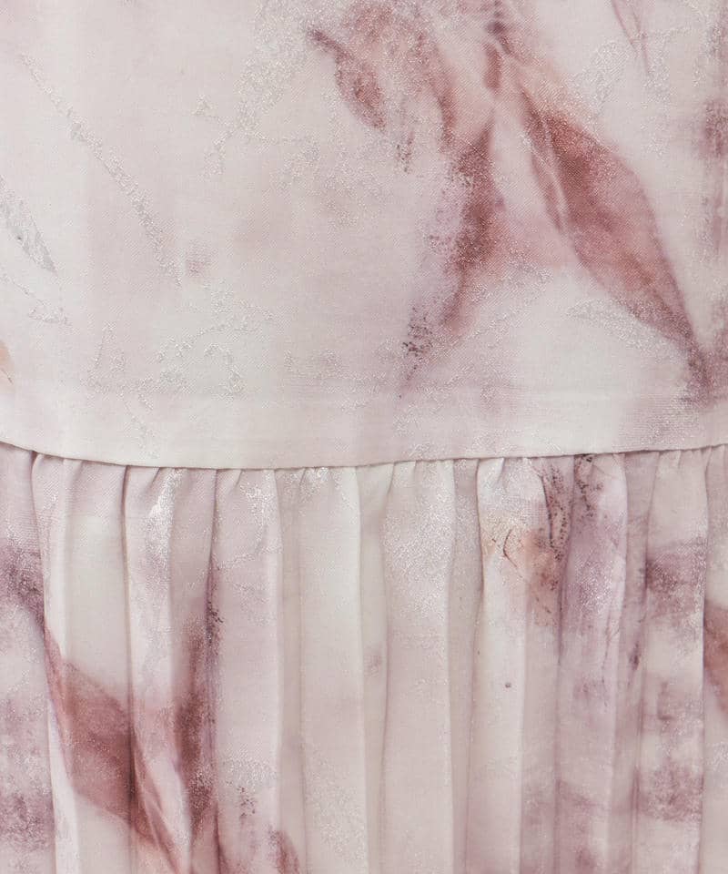 ニュアンス柄フレアワンピース 詳細画像 ベージュ 8