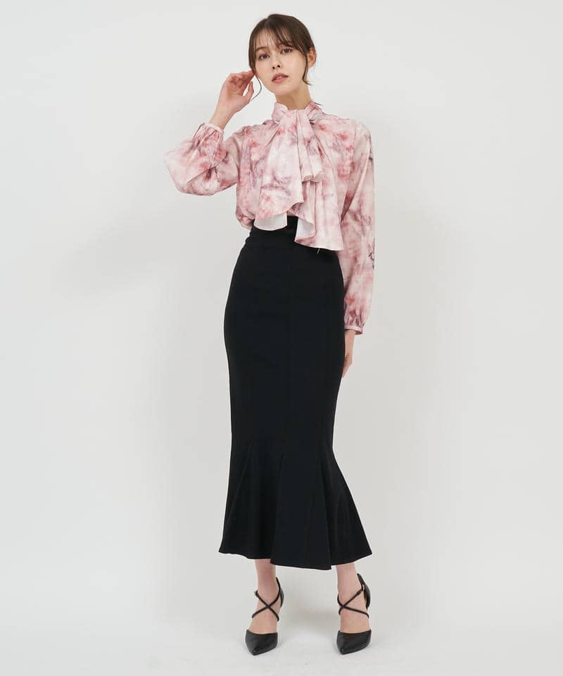 ニュアンス柄3wayブラウス 詳細画像 ピンク 11