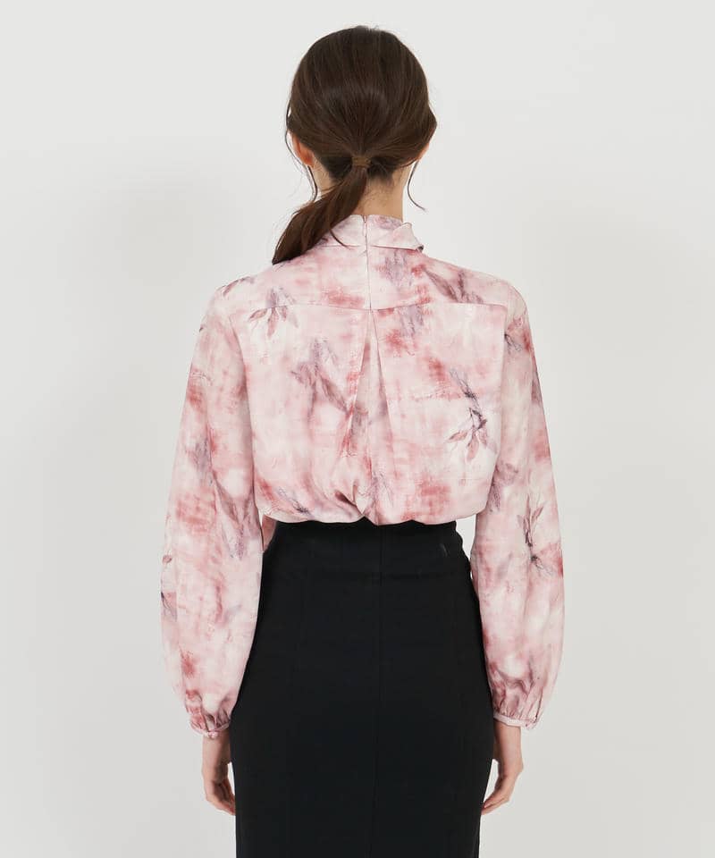 ニュアンス柄3wayブラウス 詳細画像 ピンク 3