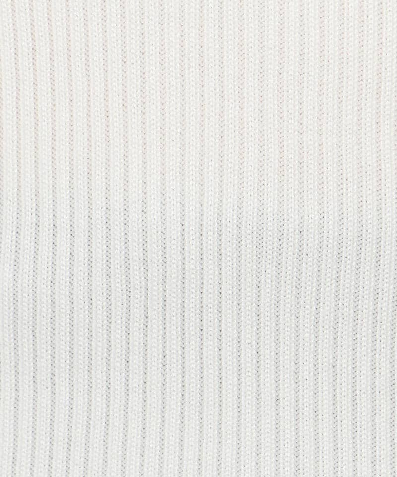 チュールフリルオフショルニットトップス 詳細画像 オフホワイト 6