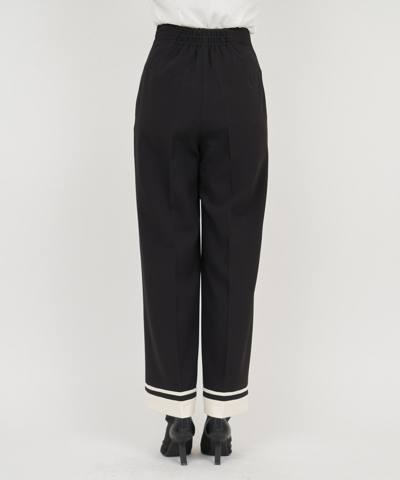 配色ワイドパンツ 詳細画像 グリーン 3