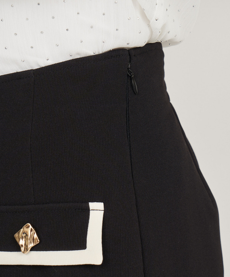 配色ワイドパンツ 詳細画像 グリーン 6