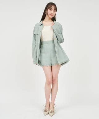 サマーツイードシャツジャケット