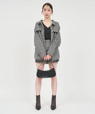 サマーツイードシャツジャケット