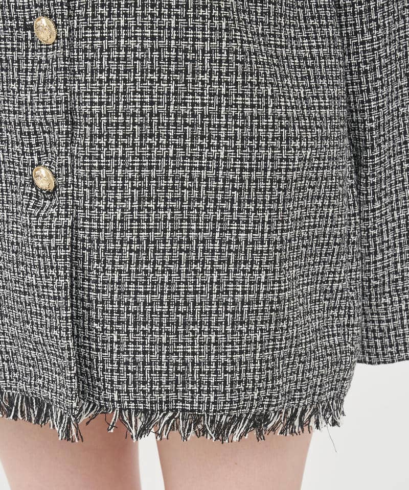 サマーツイードシャツジャケット 詳細画像 ブラック 6