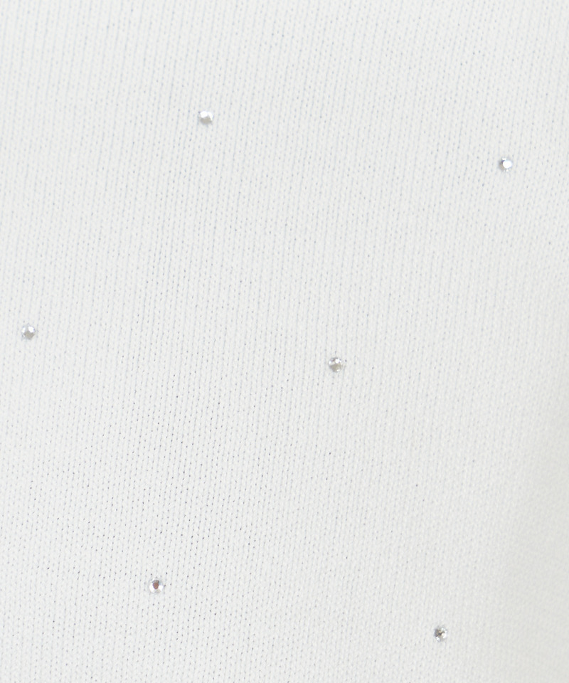 プチビジューニットパーカー 詳細画像 ピンク 7