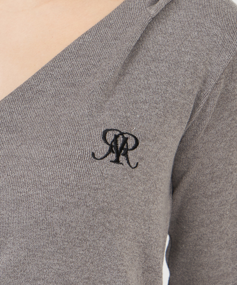 カシュクールフードカットトップス 詳細画像 オフホワイト 6