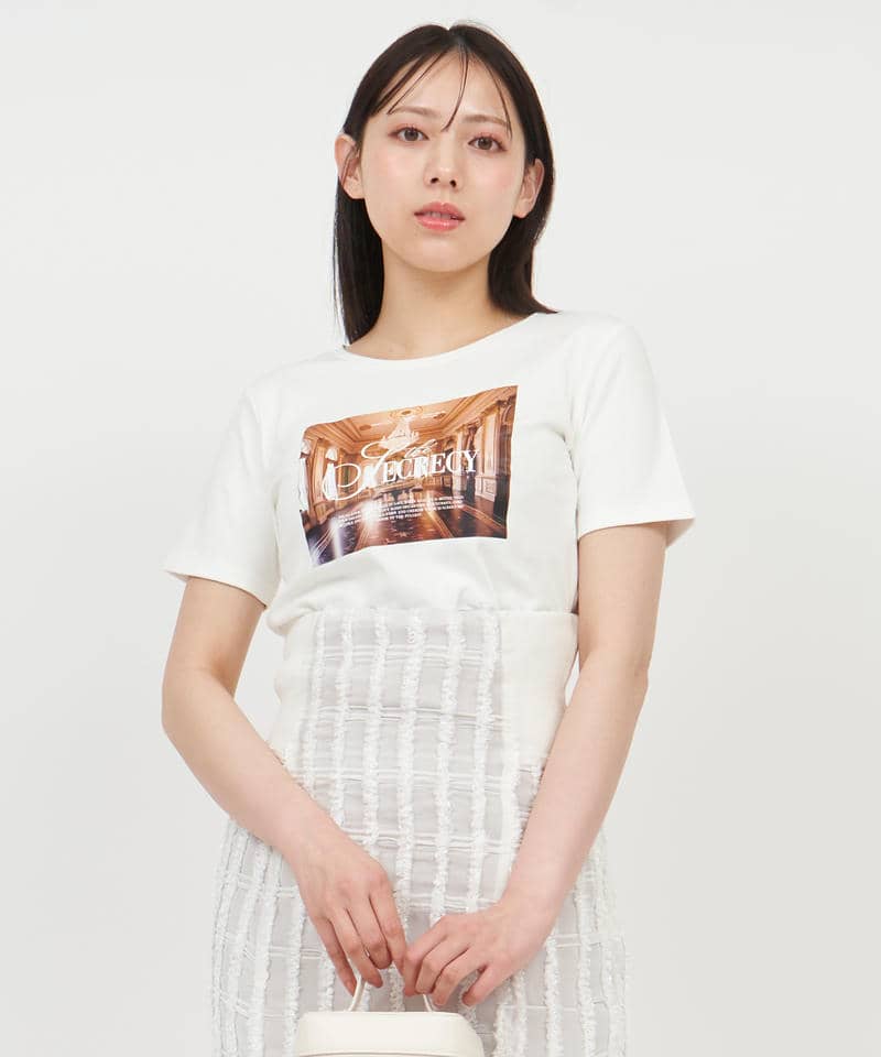 ル・パルプリントTシャツ 詳細画像 オフホワイト 1