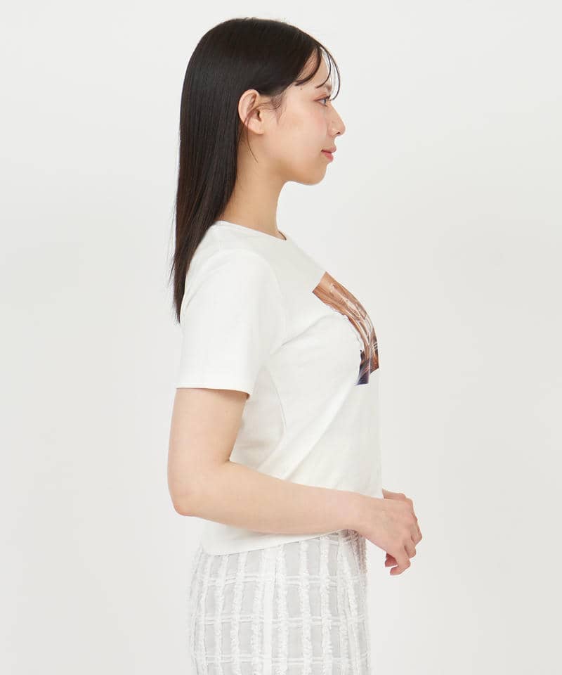 ル・パルプリントTシャツ 詳細画像 オフホワイト 2