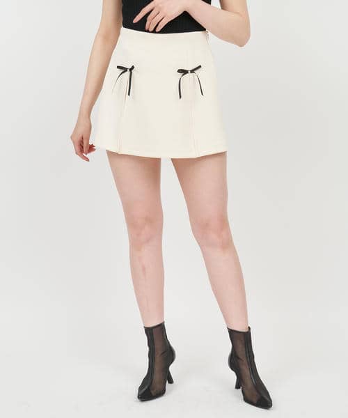 パールリボンミニスカパン 詳細画像