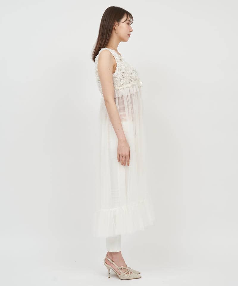 3Dフラワージレ 詳細画像 オフホワイト 2