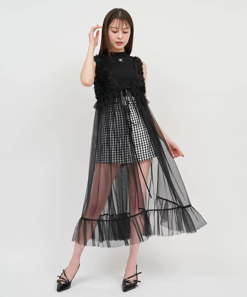 3Dフラワージレ 詳細画像 ブラック 1