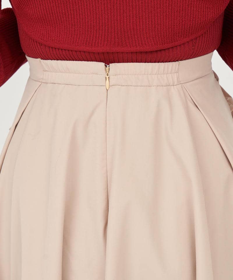 ギャザーディテールタックボリュームスカート 詳細画像 ベージュ 5