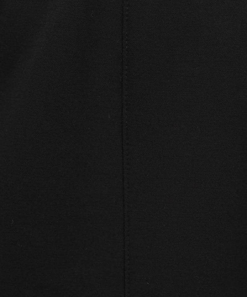 【丈が選べる】ワンショルリボン配色マーメイドワンピース 詳細画像 ブラック 6