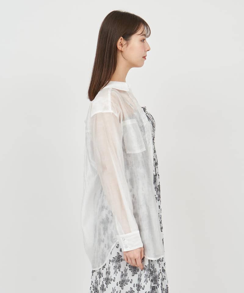 シアーシャツ 詳細画像 オフホワイト 2