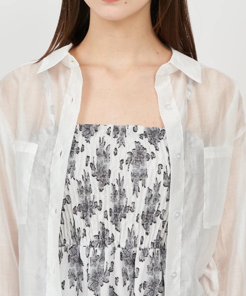 シアーシャツ 詳細画像 オフホワイト 4