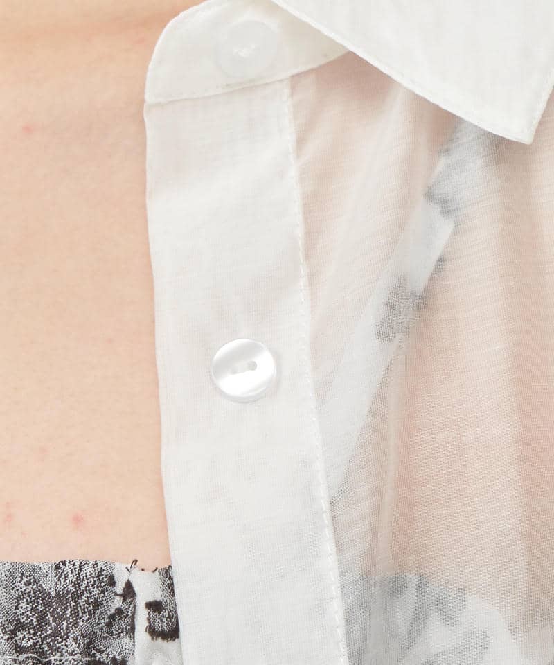 シアーシャツ 詳細画像 オフホワイト 6