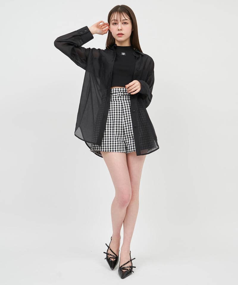 シアーシャツ 詳細画像 ブラック 2