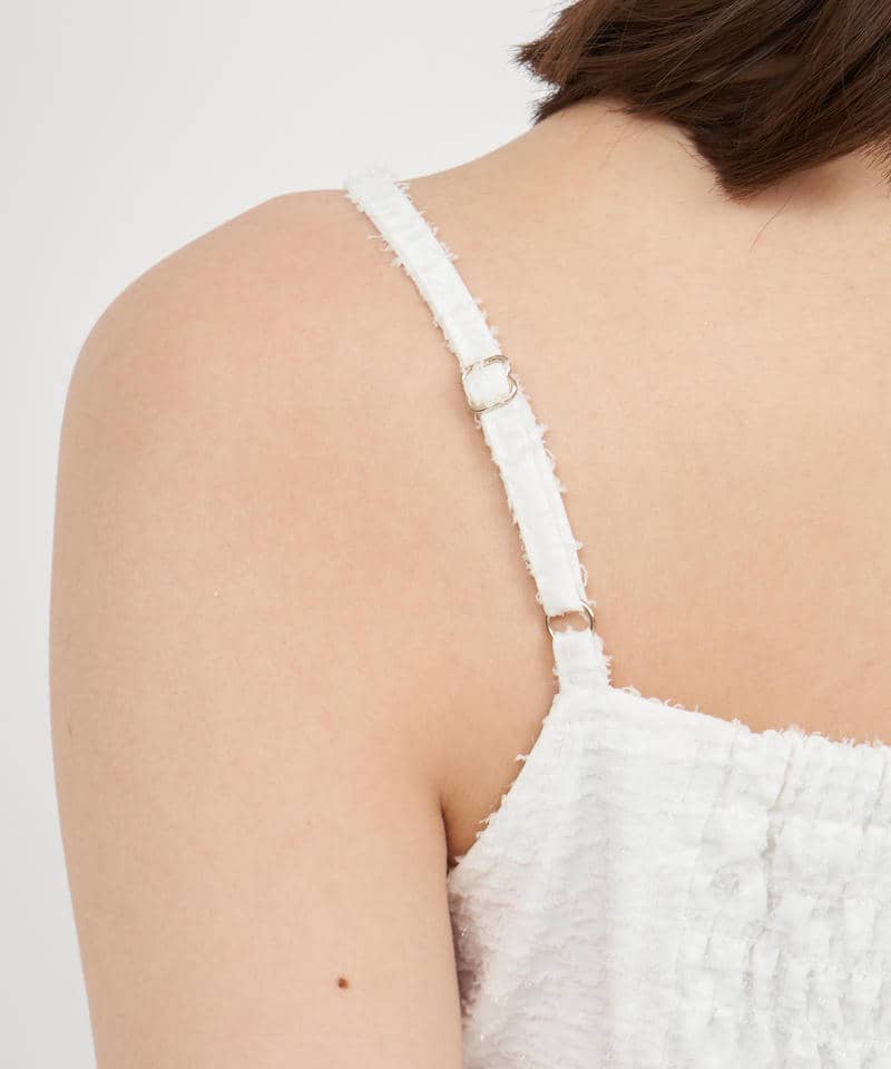 キラキラアシメペプラムブラウス 詳細画像 オフホワイト 6