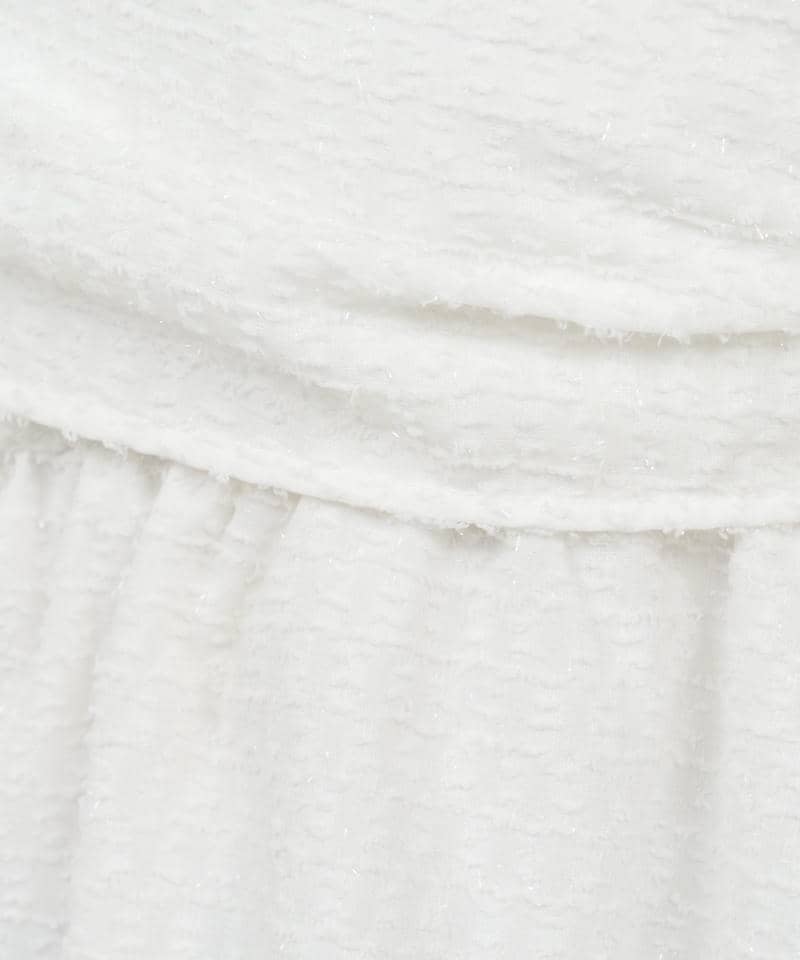 キラキラアシメペプラムブラウス 詳細画像 オフホワイト 7