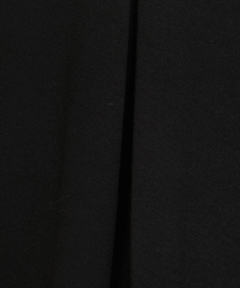 タックプリーツフレアミニスカート 詳細画像 ブラック 7