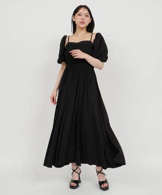 パフスリーブmany wayワンピース