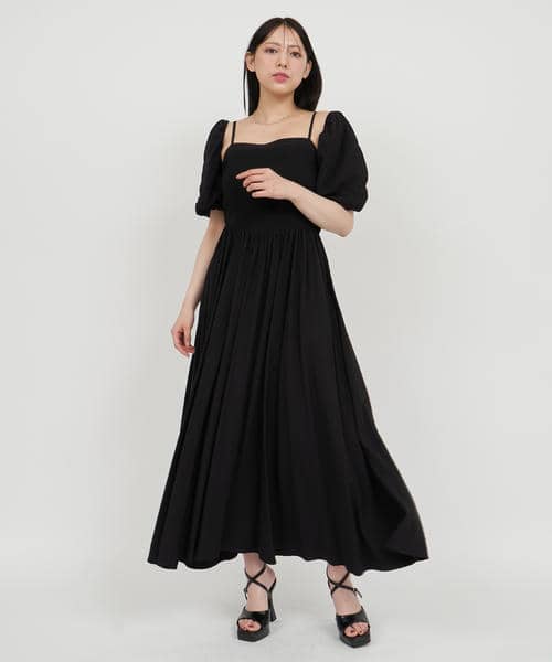 パフスリーブmany wayワンピース 詳細画像