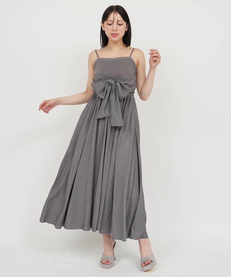 パフスリーブmany wayワンピース 詳細画像 グレー 1