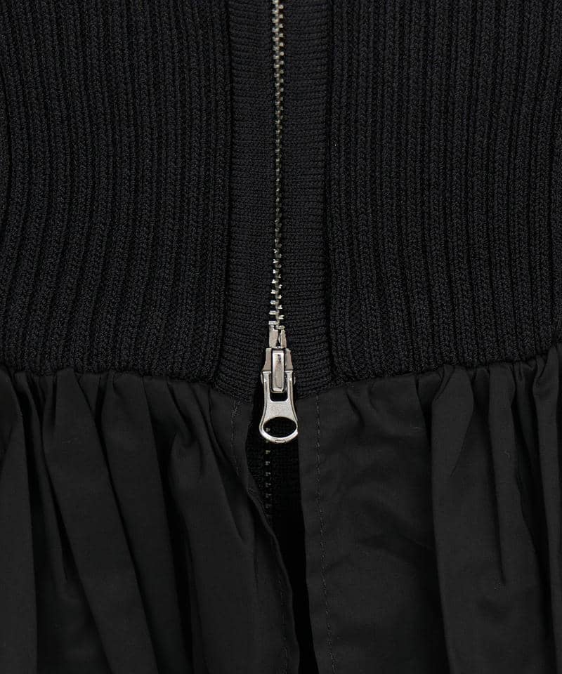 ニットドッキングペプラムベアビスチェ 詳細画像 ブラック 6