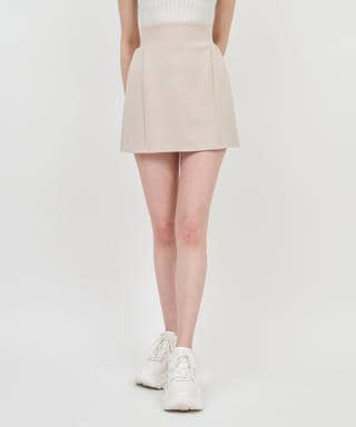 ハイウエストカットミニスカート