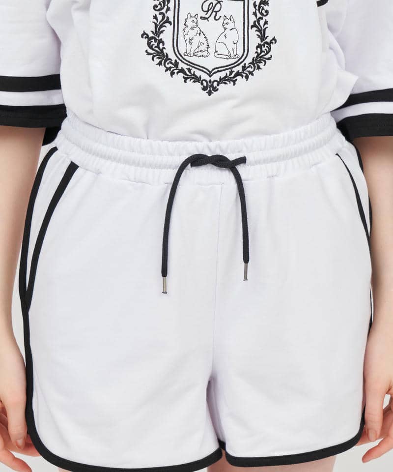 配色カットショートパンツ 詳細画像 オフホワイト 4