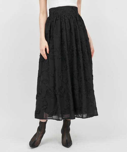 3Dフラワーフレアスカート 詳細画像