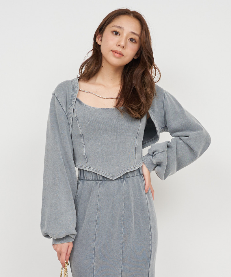 ピグメントカットアンサンブル 詳細画像 グレー 1