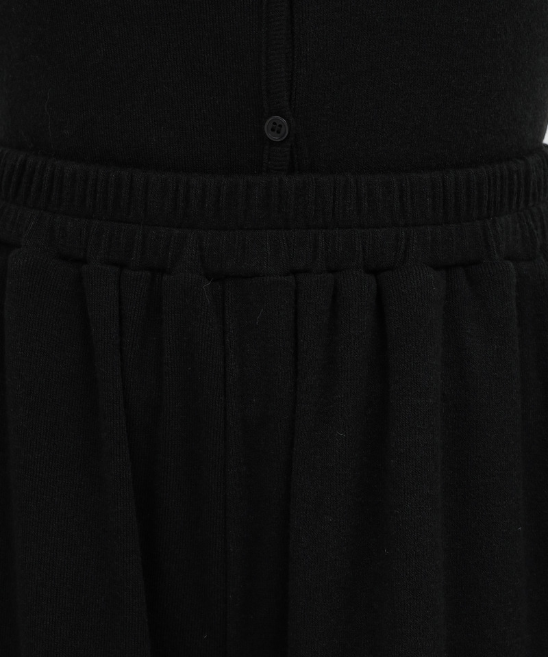 【セット購入】デコルテシアーオフショルダーカットトップス×カットワイドパンツ 詳細画像 トップス(ブラック)×パンツ(ブラック) 8