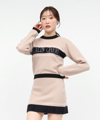 アソートジャガードニットトップス