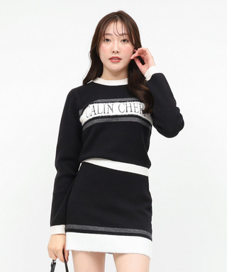 アソートジャガードニットトップス