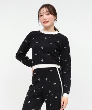 アソートジャガードニットトップス