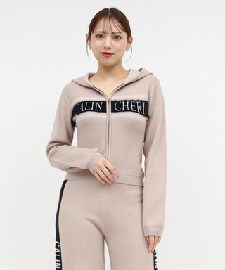 アソートジャガードニットフーディー